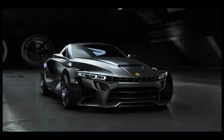 Car dark room tire ground - unreal engine 5 free wallpaper