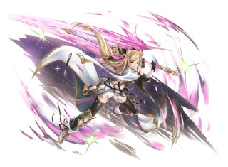 Woman white dress sword pink 2 - epsylon point free wallpaper for desktop