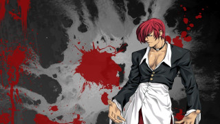 Man red hair black suit 2 - a blood free wallpaper