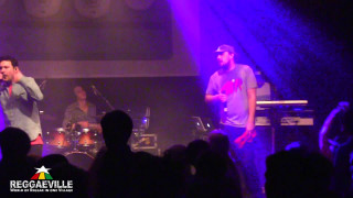 Stage group microphones band performance - top of a stage free wallpaper