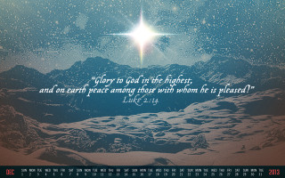 Star snowy mountain bible verse - a bible verse free wallpaper