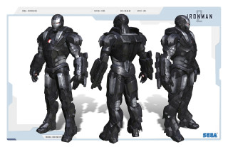 Robot suit armor game character - concept design art free wallpaper