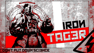 Red white poster man gun - laurie greasley free wallpaper