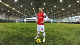 Man soccer field ball helmet - a soccer field free wallpaper