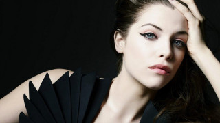 Gothic blueeyes blackdress ponytail fan - blue eye free wallpaper for desktop