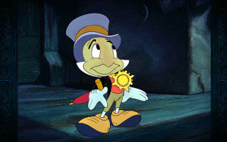 Cartoon character holding medal dark - a dark room free wallpaper