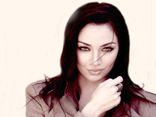 Woman long hair ring finger - her finger free wallpaper