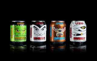 Soda cans black background reflection - 2 d sprite free wallpaper