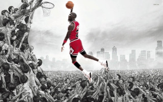Man red jersey basketball crowd 3 - a red jersey free wallpaper for desktop