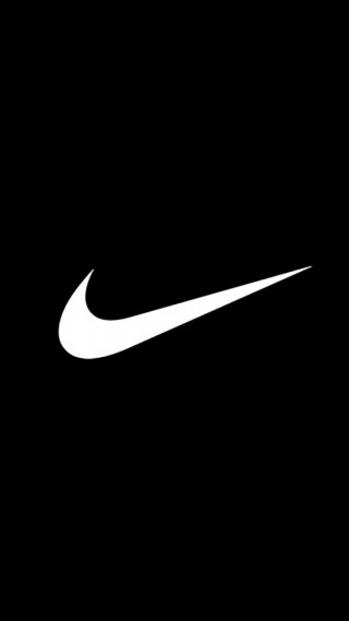 Nike logo les nabis crescent - a white nike logo free wallpaper