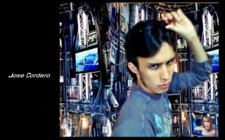 Man holding hair wall television - adobe photoshop free wallpaper