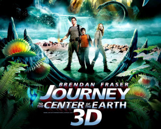 Journey center earth 3d poster - free sci-fi wallpaper for desktop