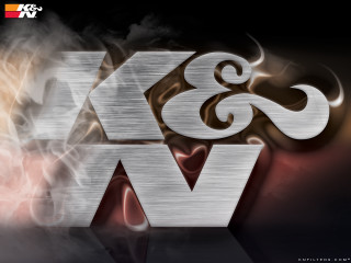 Metal letter swirl design kv - funk art free wallpaper