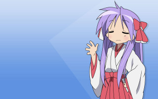 Purple hair girl pink dress - purple hair free wallpaper for desktop