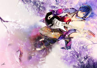 Girl guitar guy guitar air - a guitar free wallpaper