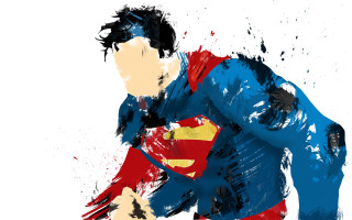 Superman run blood minimalist heroic - diego gisbert llorens free wallpaper