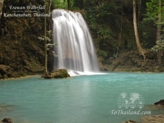 Waterfall river blue pool tree - a tree in the foreground free wallpaper for desktop