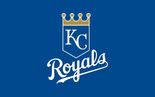 Kansas royals blue background gold 2 - a gold crown free wallpaper