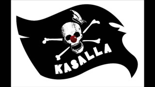 Pirate flag skull red nose - akseli gallenkallela free wallpaper