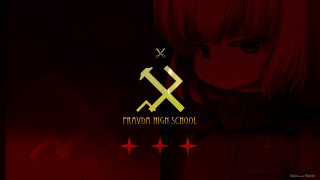 Red hair girl black shirt - socialist free wallpaper