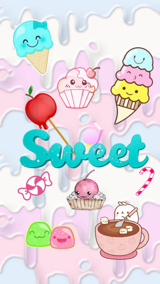 Pink background sweet cupcakes items - a cupcake free wallpaper for mobile