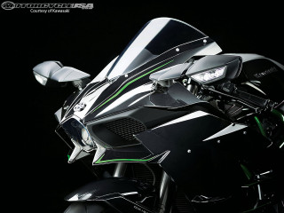 Motorcycle black background green stripe 2 - a green stripe free wallpaper