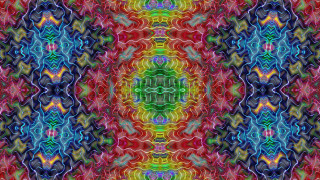 Colorful abstract flower center swirly - vibrant free wallpaper