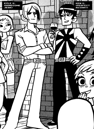 Cartoon group people brick wall - a cartoon of a group free wallpaper for mobile