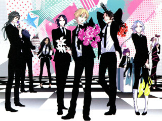 Group people standing wall stars - toyism free wallpaper for desktop