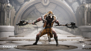 Horned man sword hands image - unreal engine 5 quality free wallpaper