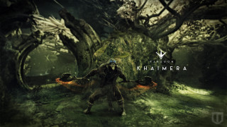 Man forest sword trees bushes - cinematic concept art free wallpaper