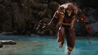 Man water animal back arms - his back free wallpaper