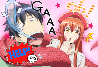 Anime couple kissing gaia aya - a comic book panel free wallpaper for desktop