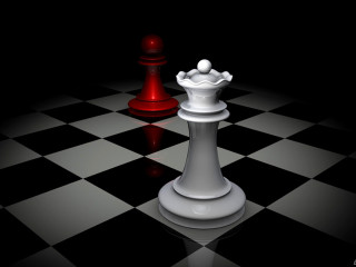 Chess piece checkered floor red - floor free wallpaper