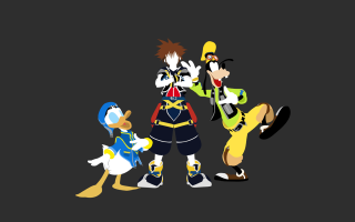 Cartoon characters group shadow black - dynamic lighting free wallpaper