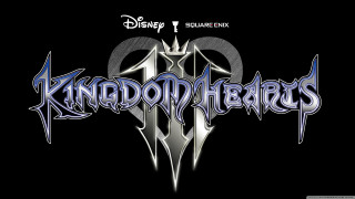 Kingdom hearts logo black background 2 - a white font free wallpaper