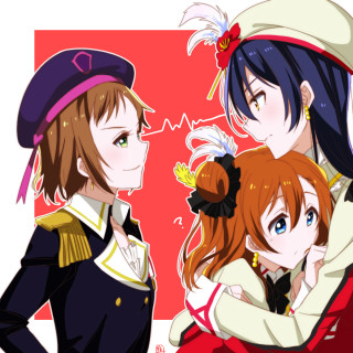 Anime couple hugging red background 2 - synchromism free wallpaper for tablet