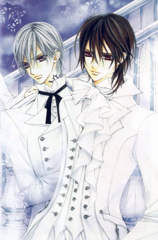 Anime characters white outfits black 2 - a black tie free wallpaper