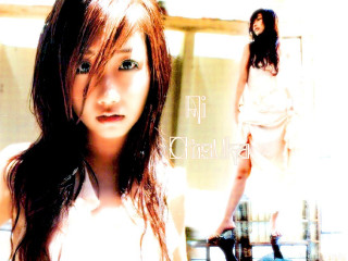 Woman long hair window suitcase - a suitcase free wallpaper