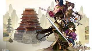 Group people castle sword woman - a castle free wallpaper for desktop
