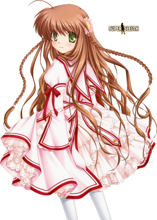 Girl dress long hair green - anime art free wallpaper for mobile