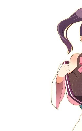 Woman pink bowtie purple dress - a pink bow tie free wallpaper