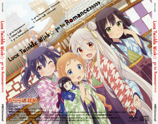 Anime girls group building sign 2 - a sign free wallpaper for desktop