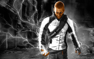 Man white jacket gun dark - jacket holding free wallpaper