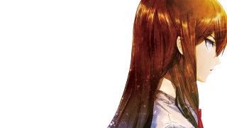 Girl red hair ponytail looking - anime art free wallpaper for desktop