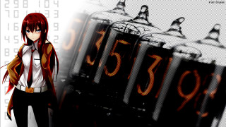 Woman clock time 1535 background - dieselpunk free wallpaper