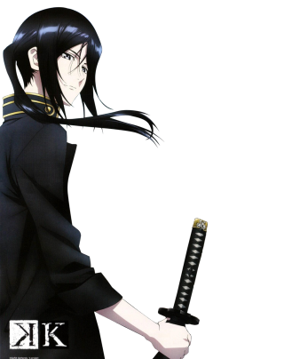 Awataguchi takamitsu sword portrait male - shin hanga free wallpaper for mobile