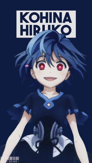 Kohna hiruko rayonism yandere aya - blue hair free wallpaper for mobile