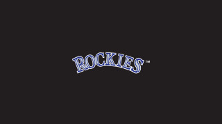 Black background rockies blue logo - dave melvin free wallpaper