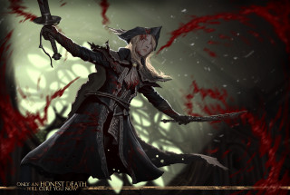 Darkside character sword hat blood - a character free wallpaper for desktop